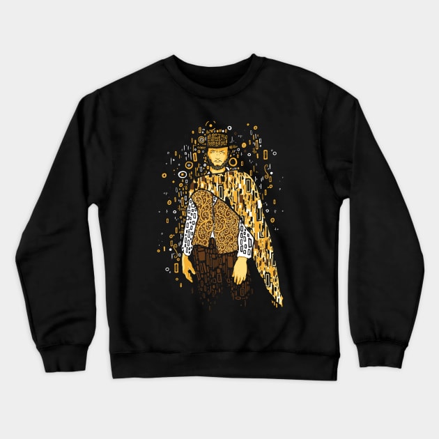 Klimt Eastwood Crewneck Sweatshirt by Frederick_Jay